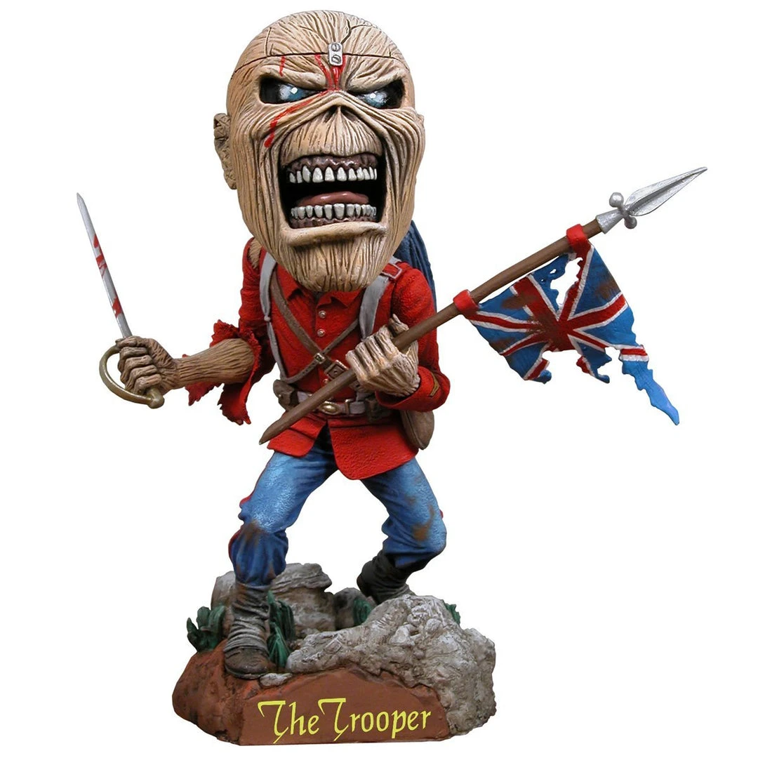 SOLD OUT! Iron Maiden Collectible: 2011 NECA Eddie Trooper Head Knocker Bobble Head Figure 3 SOLD OUT! Iron Maiden Collectible: 2011 NECA Eddie Trooper Head Knocker Bobble Head Figure