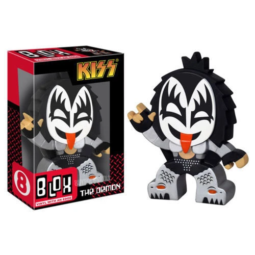 KISS Collectible 2011 Funko BLOX Urban Art Vinyl 7" Demon Gene Simmons Figure 5 KISS Collectible 2011 Funko BLOX Urban Art Vinyl 7" Demon Gene Simmons Figure
