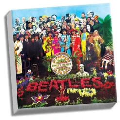 The Beatles Beatles Collectible Sgt Pepper Album Cover Stretched Canvas Wall Art 20x20