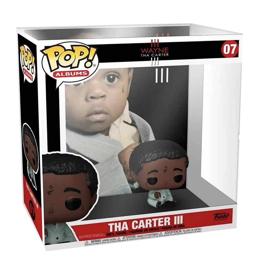 Lil Wayne Handpicked 2020 Funko Pop Albums Tha Carter III Figure With Case #07 4 Lil Wayne Handpicked 2020 Funko Pop Albums Tha Carter III Figure With Case #07
