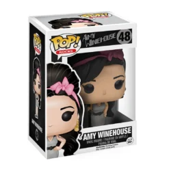 Amy Winehouse Collectible 2016 Funko Pop Rocks! Vaulted Figure #48 - Display Case