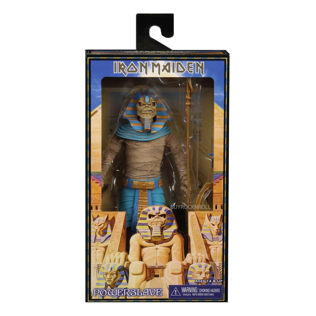 Iron Maiden Collectible 2020 Neca Powerslave Pharaoh Eddie 8-inch Clothed Figure 5 Iron Maiden Collectible 2020 Neca Powerslave Pharaoh Eddie 8-inch Clothed Figure