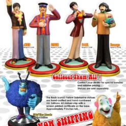 Rare Beatles Collectible 2011 Knucklebonz Rock Iconz Yellow Submarine John Lennon Statue Beatles, The