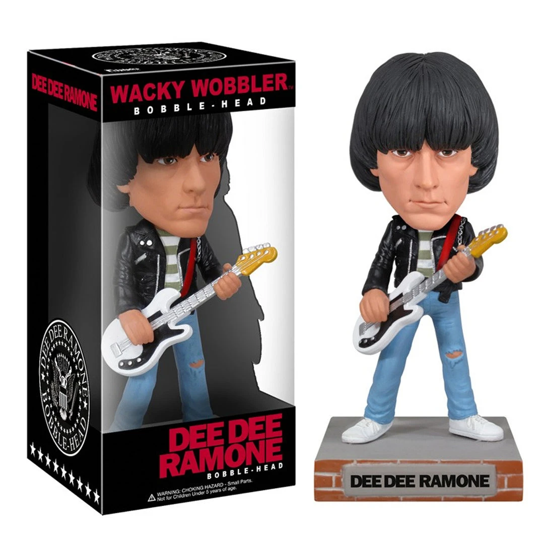 Ramones, The Ramones Collectibles: 2010 Funko Johnny & Dee Dee Wacky Wobbler Set - Bobbleheads 4 Ramones, The Ramones Collectibles: 2010 Funko Johnny & Dee Dee Wacky Wobbler Set - Bobbleheads