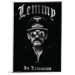 Motorhead Collectible Lemmy Kilmister In Lemmius Memorial ScreenPirnted 13x19 Poster #160/300