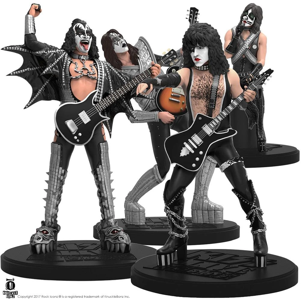 SOLD OUT! KISS Collectible 2016 KnuckleBonz Rock Iconz Alive II Band Members Statue Set 3 SOLD OUT! KISS Collectible 2016 KnuckleBonz Rock Iconz Alive II Band Members Statue Set