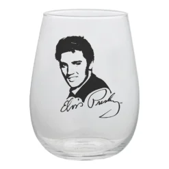 Elvis Collectibles Vandor 2018 Elvis Presley 18 Oz Contour Glasses - Set Of 2