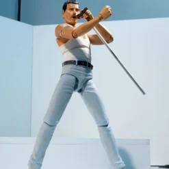 Bandai Tamshi Nations Queen Collectible 2020 Tamashii Nations BanDai Freddie Mercury Live Aid SH Figuarts 5" Figure 10 Bandai Tamshi Nations Queen Collectible 2020 Tamashii Nations BanDai Freddie Mercury Live Aid SH Figuarts 5