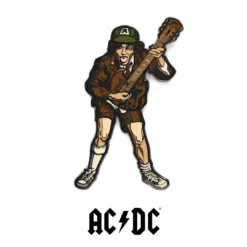 AC/DC Collectible Handpicked 2017 FiGPiN Angus Young High Voltage Pin & Display
