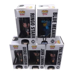 Beatles 2012 Funko Pop! Rocks Yellow Submarine 5 Figure Set Non-Perfect Boxes Beatles, The
