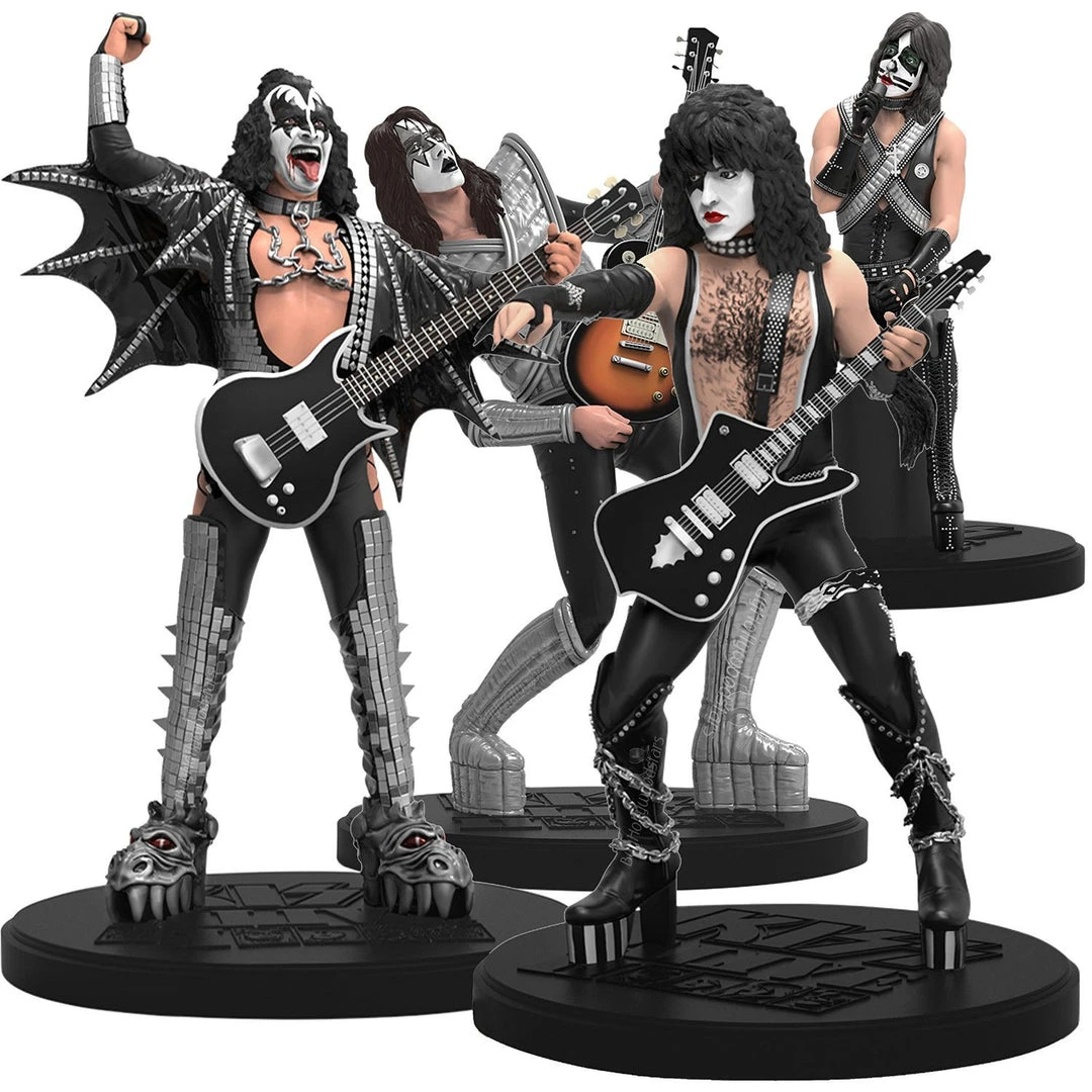 SOLD OUT! KISS Collectible 2016 KnuckleBonz Rock Iconz Alive II Band Members Statue Set 13 SOLD OUT! KISS Collectible 2016 KnuckleBonz Rock Iconz Alive II Band Members Statue Set