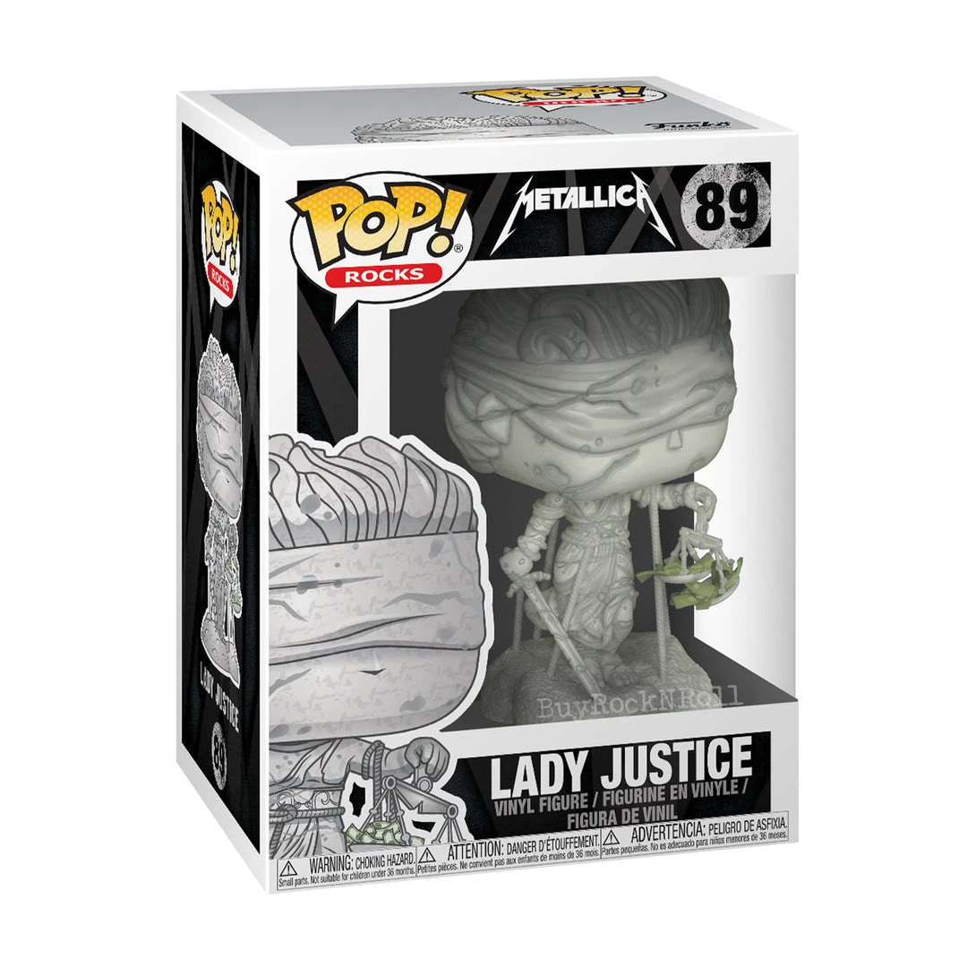 Metallica Collectible 2017 Funko POP! Rocks 4 Figure Set And Lady Justice Statue 14 Metallica Collectible 2017 Funko POP! Rocks 4 Figure Set And Lady Justice Statue