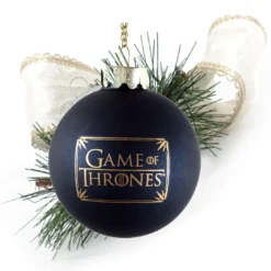 Game Of Thrones Collectible:2014 Kurt Adler Targaryen Crest Christmas 3"Ornament Kurt S Adler