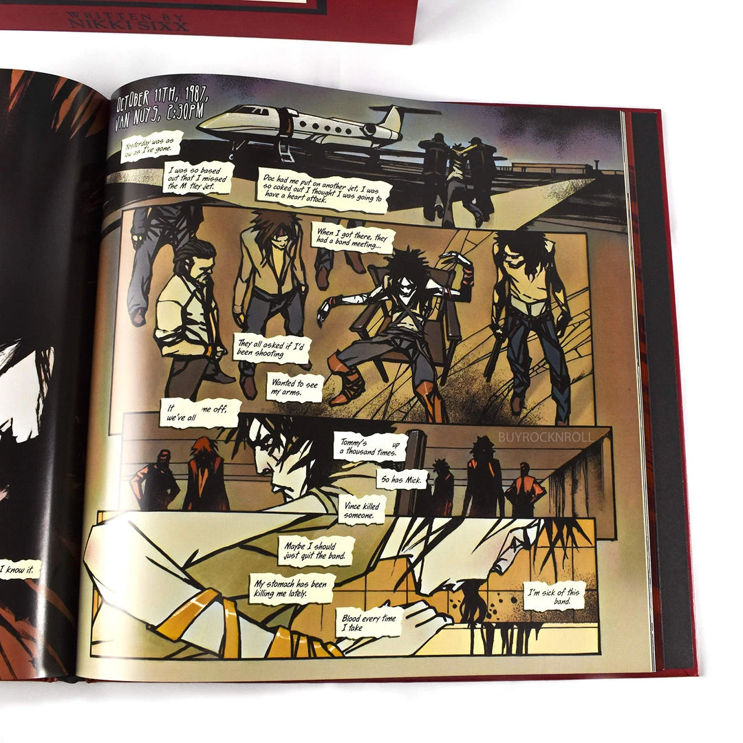 Pop! Rocks Motley Crue Collectible Nikki Sixx Heroin Diaries Red Leather Slip Case Edition 5 Pop! Rocks Motley Crue Collectible Nikki Sixx Heroin Diaries Red Leather Slip Case Edition