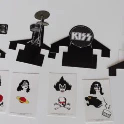 Bif Bang Powl! KISS Collectibles 2015 Bif Bang Pow! Series 1 Love G U N 3 3/4 Inch Figures & Variant Demon