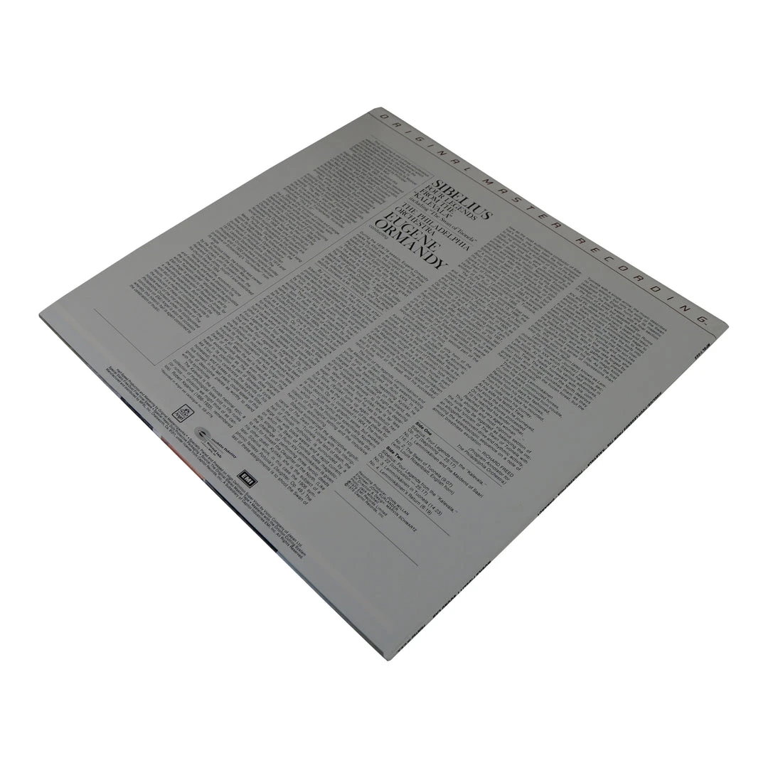 MFSL: 1979 Mobile Fidelity Four Legends From The Kalevala Op. 22 LP #1-523 Mobile Fidelity MFSL 7 MFSL: 1979 Mobile Fidelity Four Legends From The Kalevala Op. 22 LP #1-523 Mobile Fidelity MFSL