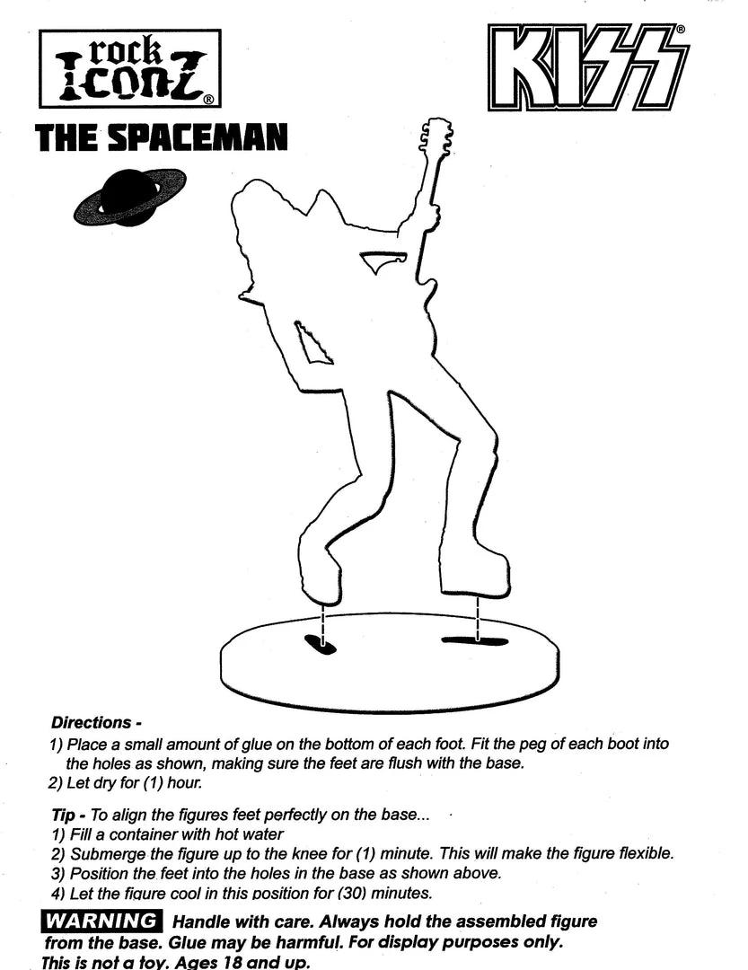 KISS Collectible 2016 KnuckleBonz Rock Iconz Alive II Ace Frehley Statue #255 10 KISS Collectible 2016 KnuckleBonz Rock Iconz Alive II Ace Frehley Statue #255