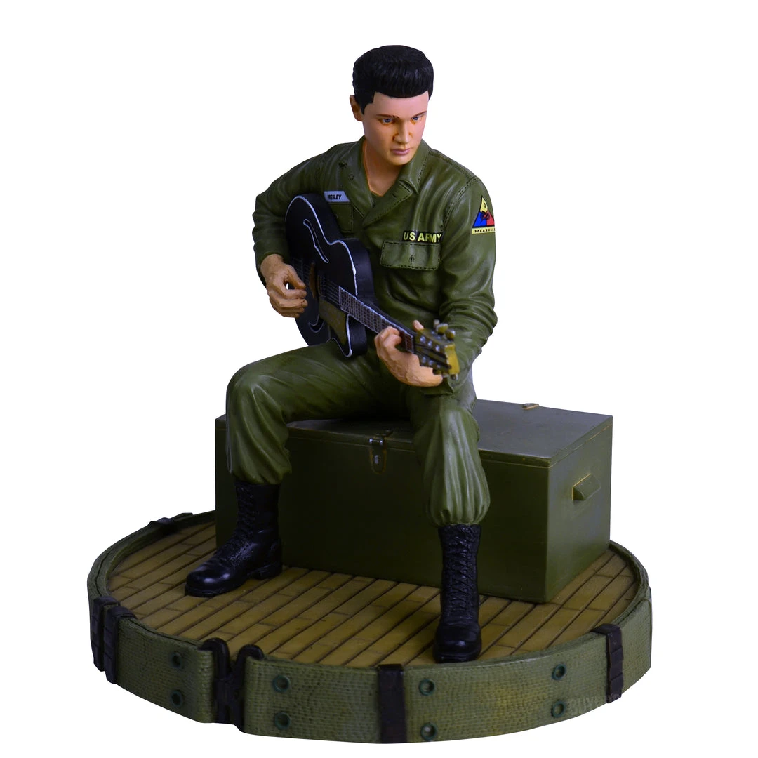 Elvis Presley Collectible: KnuckleBonz 2009 Elvis In Army Rock Iconz Statue 7 Elvis Presley Collectible: KnuckleBonz 2009 Elvis In Army Rock Iconz Statue
