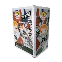 Sex Pistols Collectible 2012 Funko Pop! Rocks Johnny Rotten Figure In A Stacks Display Case