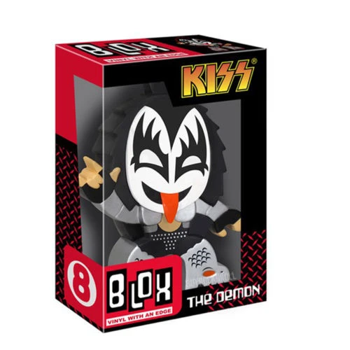 KISS Collectible 2011 Funko BLOX Urban Art Vinyl 7" Demon Gene Simmons Figure 4 KISS Collectible 2011 Funko BLOX Urban Art Vinyl 7" Demon Gene Simmons Figure