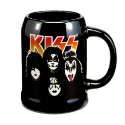 SOLD OUT! KISS Collectible 2012 Vandor Band Member Faces 20 Oz Ceramic Stein