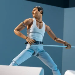 Bandai Tamshi Nations Queen Collectible 2020 Tamashii Nations BanDai Freddie Mercury Live Aid SH Figuarts 5" Figure 11 Bandai Tamshi Nations Queen Collectible 2020 Tamashii Nations BanDai Freddie Mercury Live Aid SH Figuarts 5