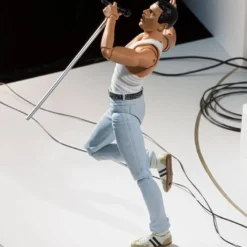 Bandai Tamshi Nations Queen Collectible 2020 Tamashii Nations BanDai Freddie Mercury Live Aid SH Figuarts 5" Figure 12 Bandai Tamshi Nations Queen Collectible 2020 Tamashii Nations BanDai Freddie Mercury Live Aid SH Figuarts 5