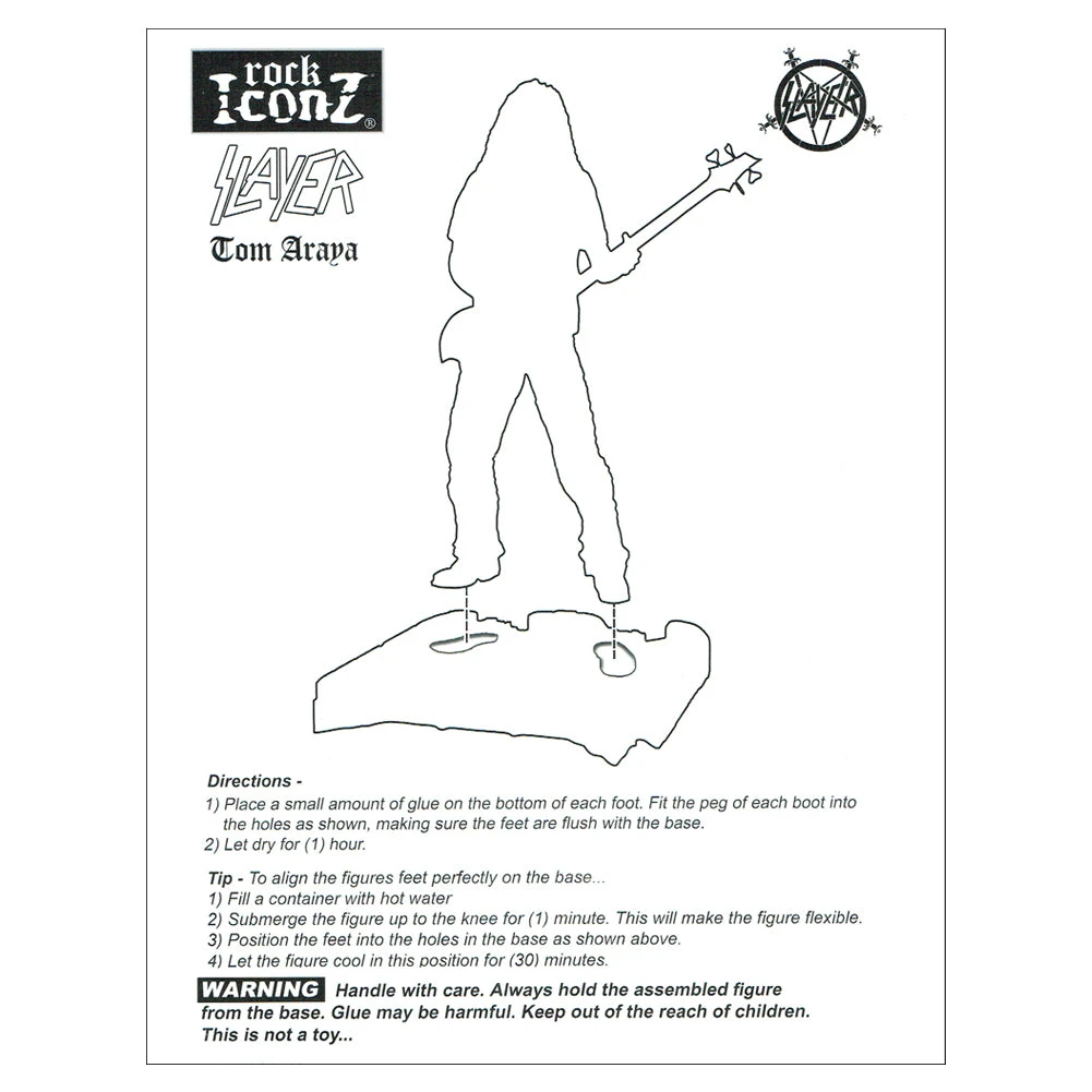 Slayer Collectible 2014 Knucklebonz Rock Iconz Tom Araya Statue #315/1000 11 Slayer Collectible 2014 Knucklebonz Rock Iconz Tom Araya Statue #315/1000