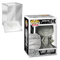 Metallica 2018 Funko POP Rocks Lady Justice Vinyl Figure In Premium Display Case