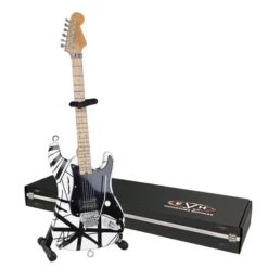 Axe Heaven EVH Black & White VH1 Eddie Van Halen Mini Guitar Replica Collectible