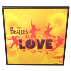 BuyRockNRoll Beatles LOVE Cirque Du Soleil Record LP Album Art Flat Promo Poster - Framed Beatles, The 8 BuyRockNRoll Beatles LOVE Cirque Du Soleil Record LP Album Art Flat Promo Poster - Framed Beatles, The