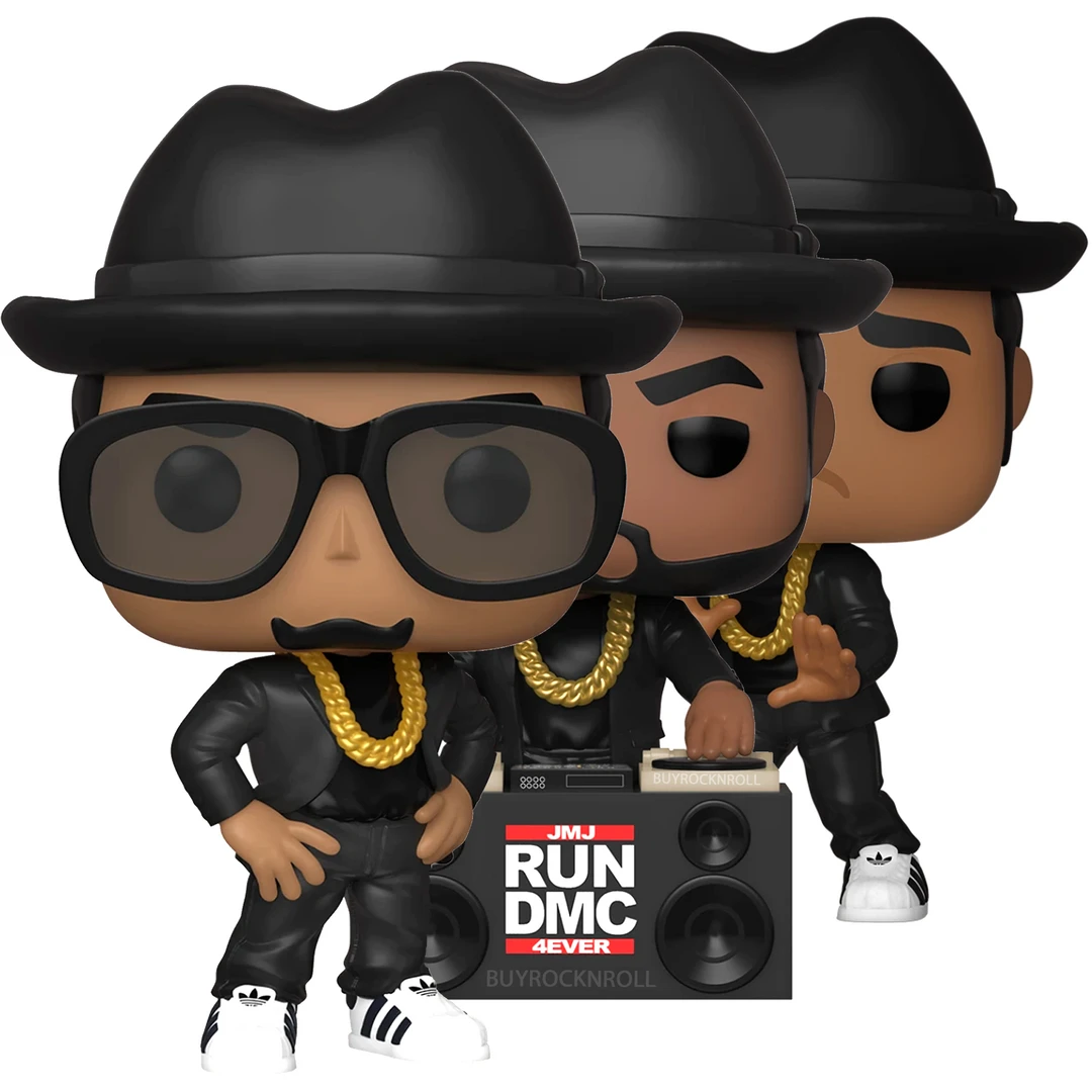 RUN DMC Jam Master Jay Handpicked 2020 Funko Pop Rocks Figure Set In Protectors 3 RUN DMC Jam Master Jay Handpicked 2020 Funko Pop Rocks Figure Set In Protectors