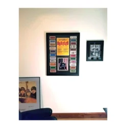 SOLD OUT! The Beatles Collectible - American Tour 1964 Ticket Collage Framed 26 X 32 Beatles, The