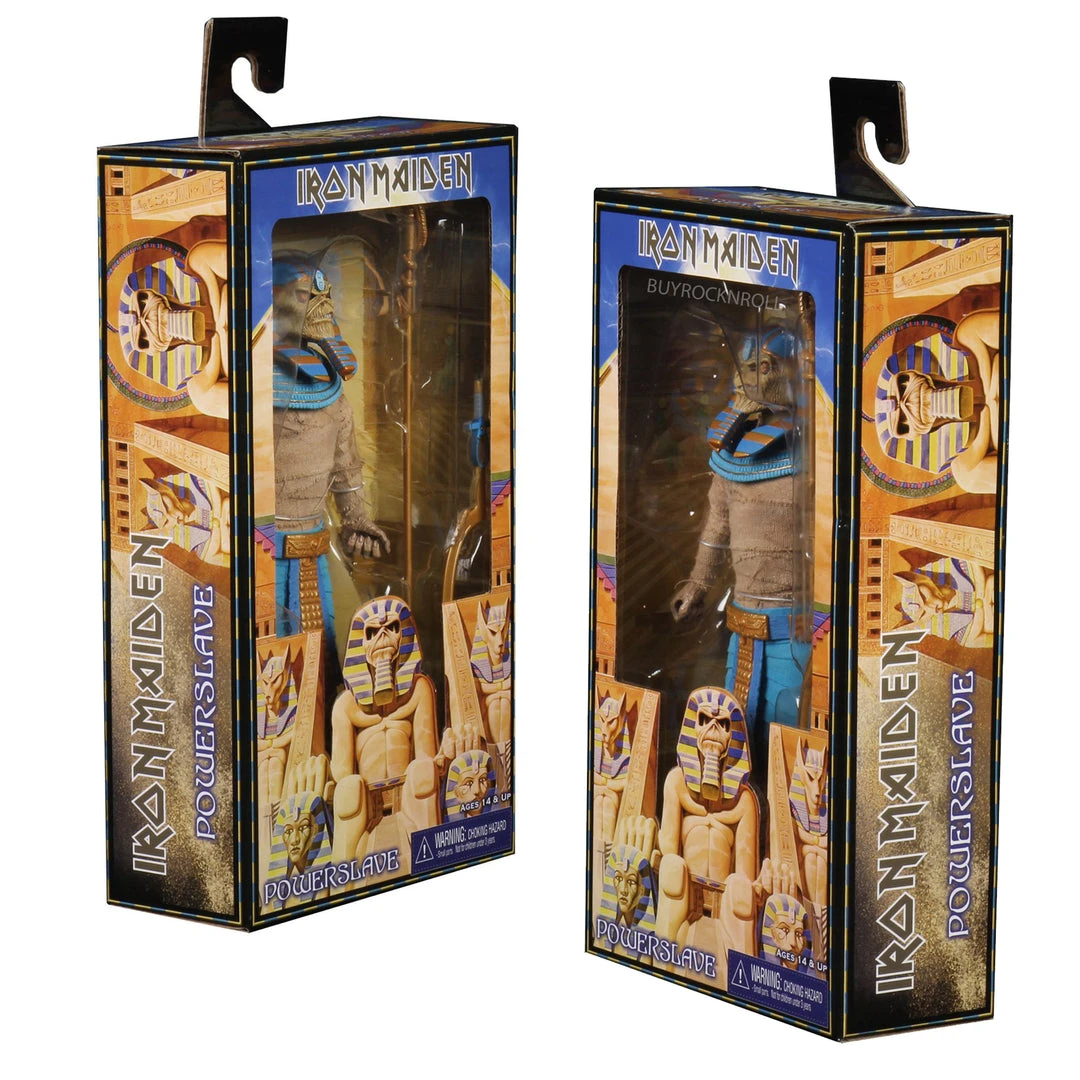 Iron Maiden Collectible 2020 Neca Powerslave Pharaoh Eddie 8-inch Clothed Figure 6 Iron Maiden Collectible 2020 Neca Powerslave Pharaoh Eddie 8-inch Clothed Figure