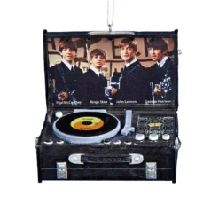 Kurt Adler Beatles, The The Beatles Retro Black Record Player 3-Inch Ornament