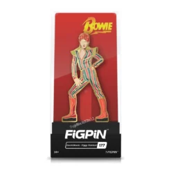 David Bowie Collectible 2019 FiGPiN Ziggy Stardust Pin #177 In Custom Display & Jewel Case