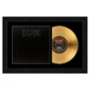 Photo File SOLD OUT! AC/DC Collectible: Back In Black Gold Record LP Album Framed 17" X 26"