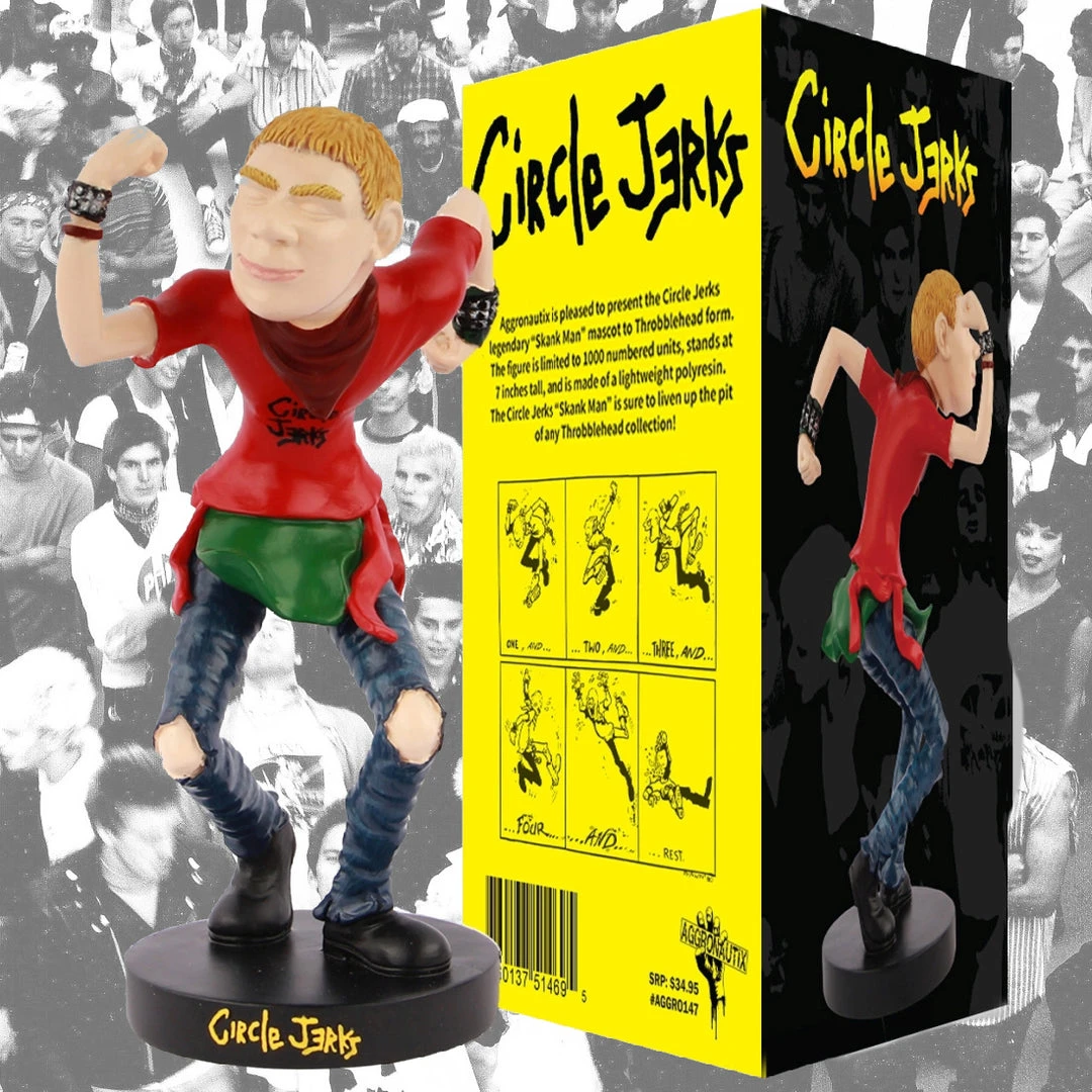 Cirlcle Jerks Collectible 2021 Aggronautix "Skank Man" Limited Edition Throbblehead 3 Cirlcle Jerks Collectible 2021 Aggronautix "Skank Man" Limited Edition Throbblehead