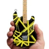Axe Heaven EVH Black & Yellow VH2 "Bumblebee" Eddie Van Halen Mini Guitar Replica Collectible