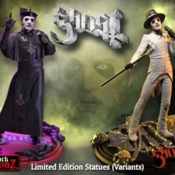 Ghost Collectible 2021 KnuckleBonz Cardinal Copia Variants (Bundle Of 2) Rock Iconz Statue Set