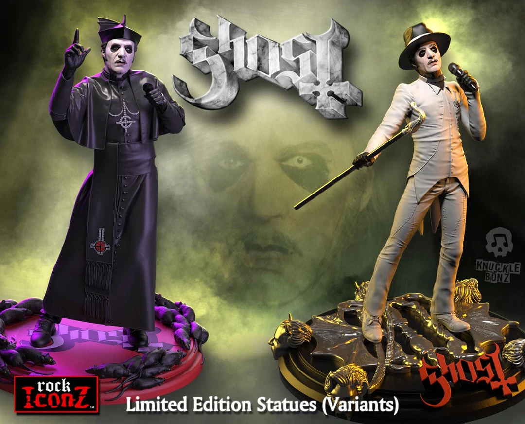 Ghost Collectible 2021 KnuckleBonz Cardinal Copia Variants (Bundle Of 2) Rock Iconz Statue Set 3 Ghost Collectible 2021 KnuckleBonz Cardinal Copia Variants (Bundle Of 2) Rock Iconz Statue Set