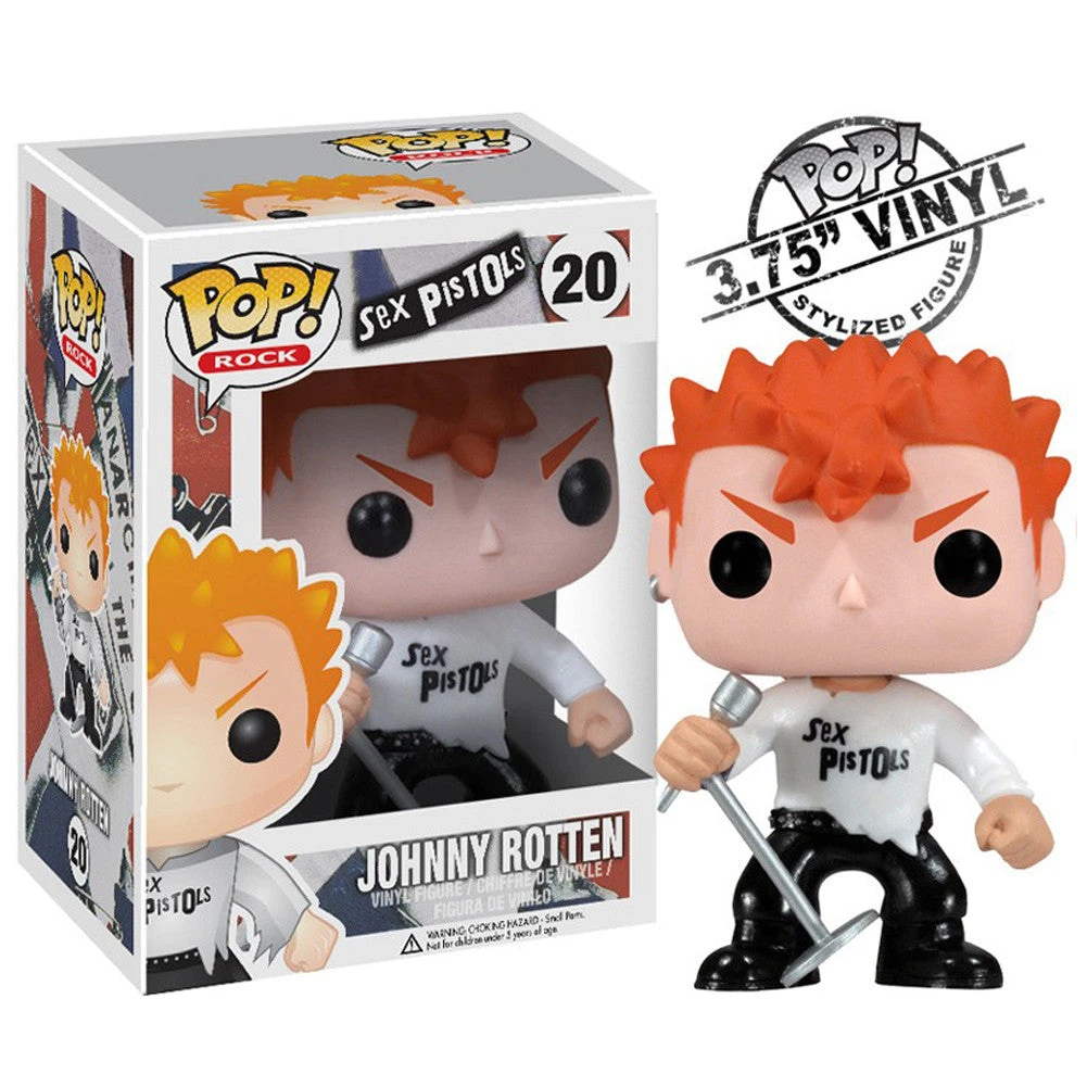 Sex Pistols Collectible: 2012 Funko Pop! Rocks Band Members Vinyl Figure Set 7 Sex Pistols Collectible: 2012 Funko Pop! Rocks Band Members Vinyl Figure Set