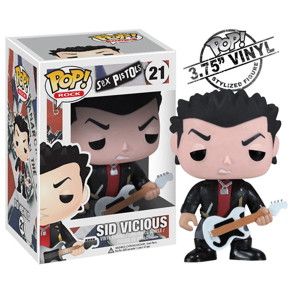 Sex Pistols Collectible: 2012 Funko Pop! Rocks Band Members Vinyl Figure Set 8 Sex Pistols Collectible: 2012 Funko Pop! Rocks Band Members Vinyl Figure Set