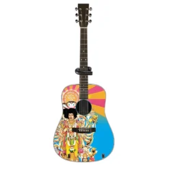Axe Heaven Jimi Hendrix AXIS Bold As Love Mini Acoustic Guitar Model In Collectors Packaging.Sleeve