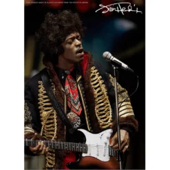 Jimi Hendrix Collectible 2020 Blitzway Premium UMS 1/6th Scale Action 12