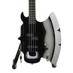 KISS Collectible Axe Heaven Gnee Simmons Signature AXE Bass Mini Guitar Model In Collectors Packaging