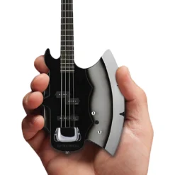 KISS Collectible Axe Heaven Gnee Simmons Signature AXE Bass Mini Guitar Model In Collectors Packaging 12 KISS Collectible Axe Heaven Gnee Simmons Signature AXE Bass Mini Guitar Model In Collectors Packaging
