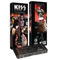 KISS Collectible Axe Heaven Gnee Simmons Signature AXE Bass Mini Guitar Model In Collectors Packaging 10 KISS Collectible Axe Heaven Gnee Simmons Signature AXE Bass Mini Guitar Model In Collectors Packaging