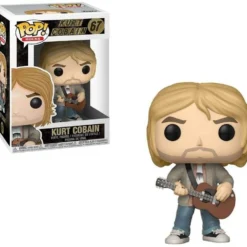 Kurt Cobain, Nirvana Nirvana Funko Pop Rocks Kurt Cobain FYE Brown Sweater MTV Unplugged Figure #67