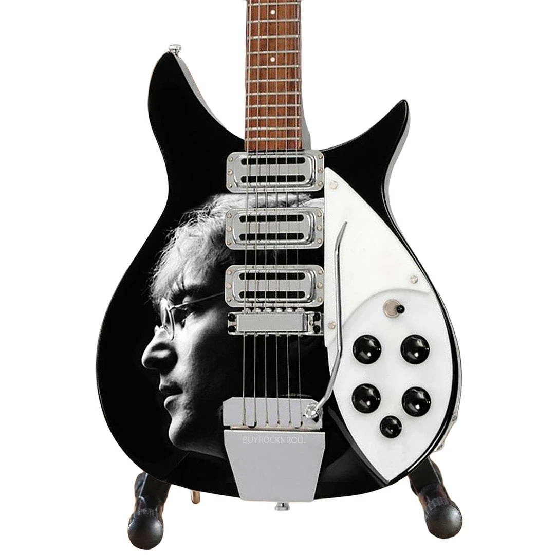 Axe Heaven Licensed Fab Four - John Lennon Tribute Mini Guitar - Radio Days Beatles, The 5 Axe Heaven Licensed Fab Four - John Lennon Tribute Mini Guitar - Radio Days Beatles, The